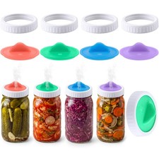8 Pcs Fermentation Kit, 4 Pack Airlock 3.34 × × 0.98 inches, as shown