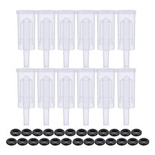 Vankcp 12 Pack 3-Piece Airlocks Set For Fermentation Bpa-Free 5/8 Inch Od 3/8