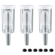 3-Piece Airlock Fermentation Beer Wine Brewing Air Locks 3Pack transparency