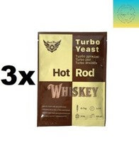 3 pcs Hot Rod Whiskey turbo yeast for 25 l (71 g)