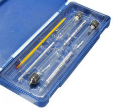 3pcs Hydrometer Alcoholmeter Tester Set Alcohol Concentration Meter +Tools box