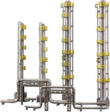 Plum Industrial Area B Distillation Tower Kit Chemical Plant Dioramas N/HO PP080