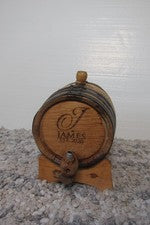 Personalized Oak Aging Barrel with Stand and Spigot Wooden Whiskey & Wine Barrel