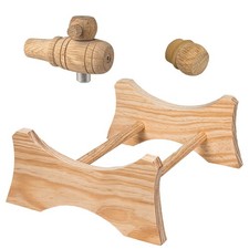 Thousand Oaks Barrel Wooden Stand 3/4 Bung And Spigot For 2.5 Gallon Oak Aging