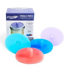 Pickle Pipe Fermentation Airlock Kit for Mason Jars, Waterless Valve, Food Safe