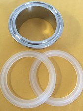 2 PACK 2" Silicone Tri Clamp GASKET For Distilling Column, Sight Glass Moonshine