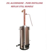 35L/240V/2400W AlcoEngine Reflux Still Kit Make>94% Neutrual Spirits