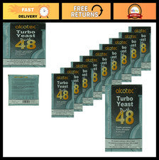 48 Hour Turbo Yeast for Brewing | Wine Making Dry Yeast Powder | Nutritional Yea