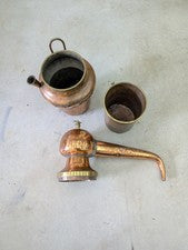 Antique Copper Pot Still - double boiler - alchemy type distiller
