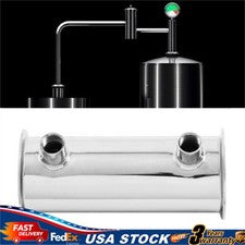 3" Tri Clamp Dephlegmator Condenser for Moonshine Reflux Still Column w 1/2" npt