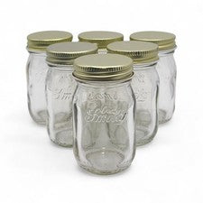 Ole Smoky | Tennessee Moonshine Miniature Glass Jar With Lid | 3" | Washed
