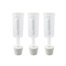 Fastrack 3 Piece Airlock for Fermentation Hydrolocks for Fermenting Wine and Bee