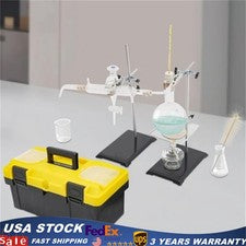 Essential Oil Steam Distillation Kit Apparatus Lab Glassware Distillation Kit
