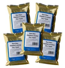 Red Star DADY 1 Lb. Distiller's Yeast 5 PACK 5lbs Total