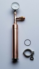 Beer Keg Kit Moonshine still head w/ thermometer 2" Copper Column Thumper Worm