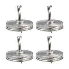 4PCS Jar Spout Lids Mason Jar Moonshine Pourer Nozzle Olive Oil Dispenser