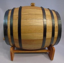 Charred Wood Wine Aging Barrel Oak 20 Liter Whiskey Rum Bourbon Scotch Home Bar