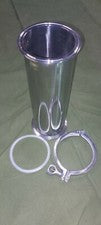 Sanitary Tri Clamp 4" x 12" w/ 1 Clamp And Gasket