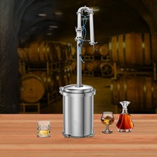 2" Stainless Still Moonshine Reflux Distilling Column Brew Bear Wine Making Tool