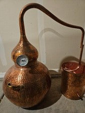 2 sets 5 Gallon Pure Copper Alembic Still for Whiskey, Moonshine, Essential Oils