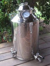 13 Gallon Stainless Steel, Moonshine Whiskey Still Boiler kettle 3" lid