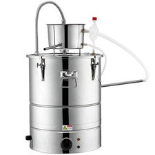 Alcohol Distiller 9Gal Electric Heating Alcohol Water Still Whiskey Home