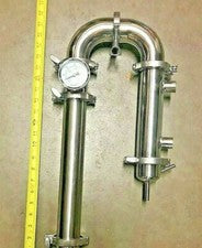 2" Stainless Still - Tri Clamp Moonshine Reflux Distilling Column Fits Beer Kegs