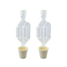 Twin Bubble Airlock Carboy Bung Pack for Home Wine Making Supplies Universal