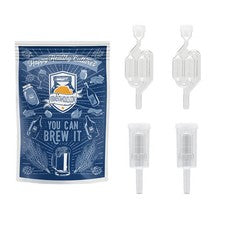 Airlock 4-pk Multipack - 2x each S-Airlock, 3-Piece Airlock