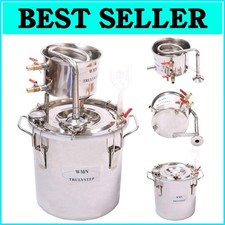 Portable 2-Pot Distillation Kit - Perfect for Whiskey, Vodka, and Essential Oils
