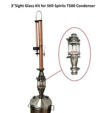 New 3" Sight Glass Extension Kit for Still Spirits T500 Condenser