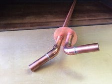 2 1/2” Sanke Plate W/ 5/8 OD Dip Tube For 1/4 Keg Thumper, Moonshine