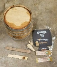 2 Liter American Oak Bourbon Whiskey RUM Moonshine Aging Barrel Med Char + GIFTS