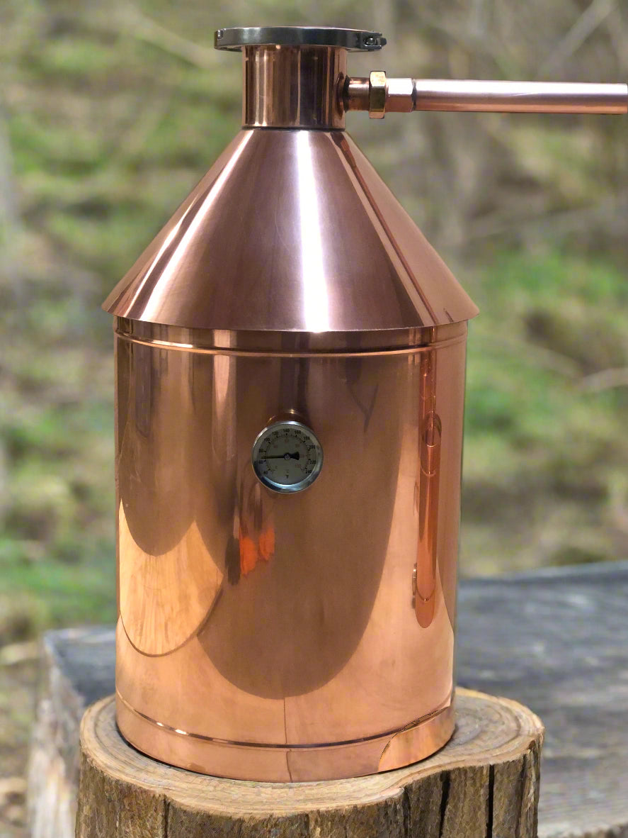 20 Gallon Copper Moonshine Still 220V Electric With Quick Clamp Cap and Thumper Infusion Port