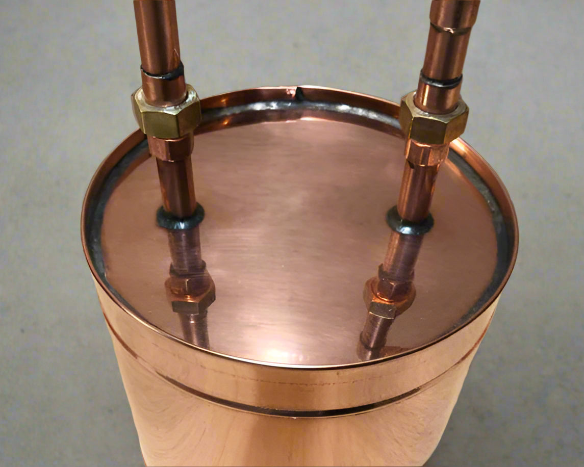 20 Gallon Copper Moonshine Still 220V Electric With Quick Clamp Cap and Thumper Infusion Port