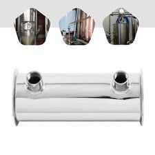 3" Tri Clamp Dephlegmator Condenser for Moonshine Reflux Still Column w 1/2" npt