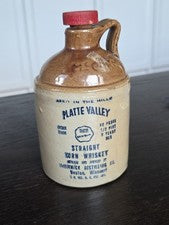 Vintage McCormick Platte Valley Straight Corn Moonshine Whiskey Jug 5” USA
