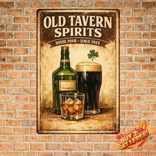 Redbreast Single Pot Still Irish Whiskey Sign 8x12 Vintage Bar Decor