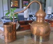 Premium Copper Moonshine and whiskey Alembic Still 1 L - 0.25  Gallon