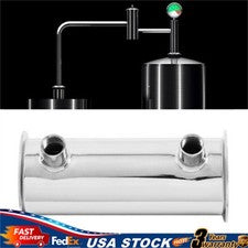 3" Tri Clamp Dephlegmator Condenser for Moonshine Reflux Still Column w 1/2" npt