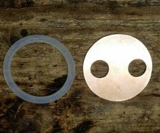 Copper Wide Mouth Mason Jar Thumper Lid 7/8” Holes Punched Fits 3/4" copper pipe