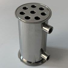 4" Tri Clamp Dephlegmator Condenser for Moonshine Reflux Still Column w 1/2" npt