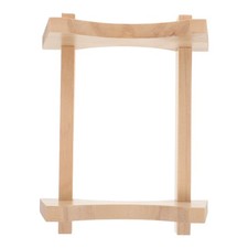 Wooden Cradle for Barrel Light Brown Oak Aging Barrel Stand with Stable Support