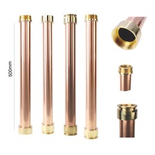 500mm Condenser Pot Still Extension Copper  2" Triclover- 2" Male Female Thread
