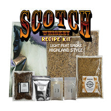 Scotch Whiskey Light Peat Mash and Fermentation Ingredients Kit