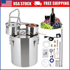 3.2 Gal Stainless Steel Water Alcohol Distiller Copper Tube Home Brewing Kits