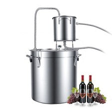 9Gal/33L Alcohol Moonshine Still 2 Pot Water Distiller Home Wine Still Kit