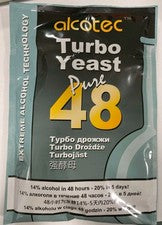Alcotec 48 Hour Turbo Yeast Pure Extreme Alcohol Technology 135g Lot of 4