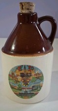 Vintage Ohio Small  Brown Moonshine Jars