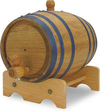 Premium Charred American Oak Aging Barrel (1 Liter) - No Engraving/Includes 12